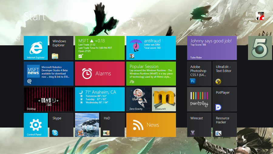 Windows 8 metro... my metro by kophs on DeviantArt