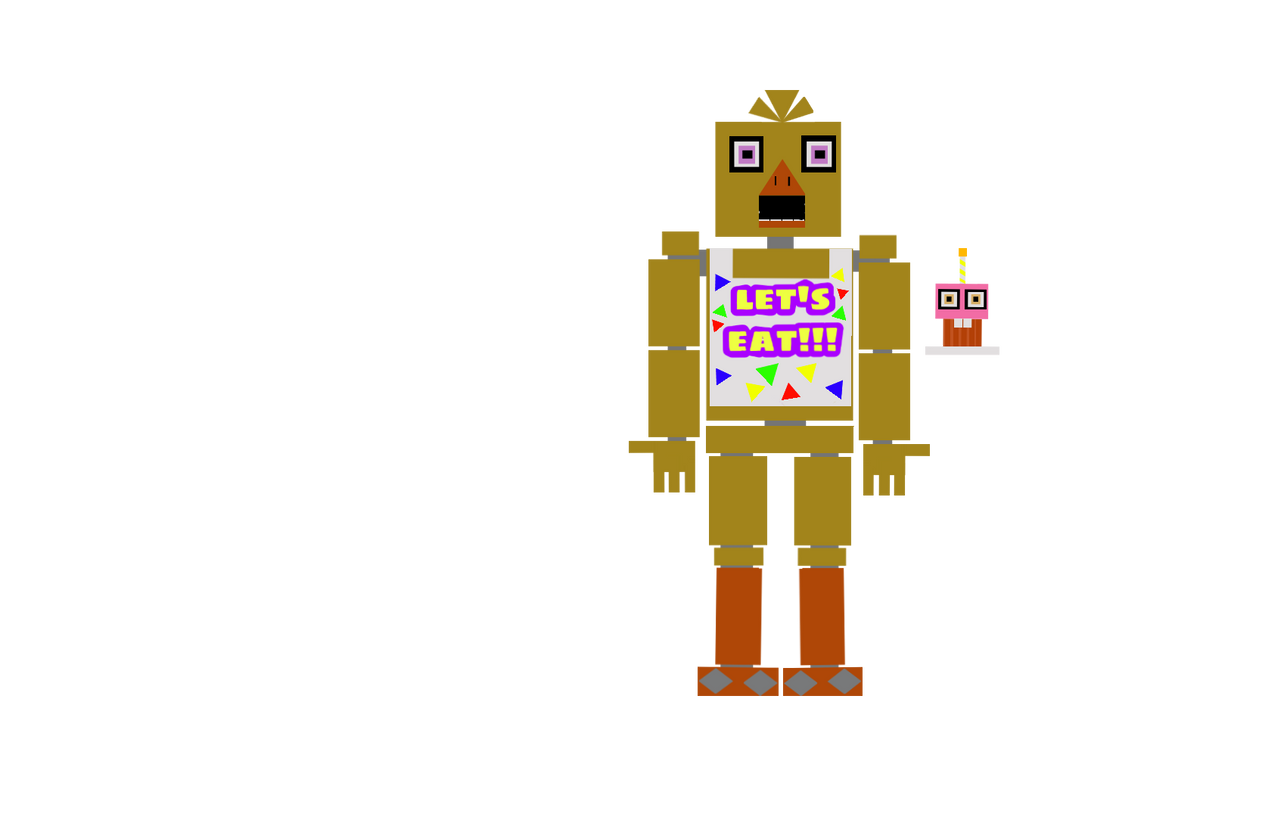 8-Bit Chica By Sharptoothedits On DeviantArt