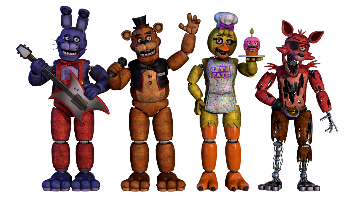 Fnaf minus models by sharptoothedits on DeviantArt