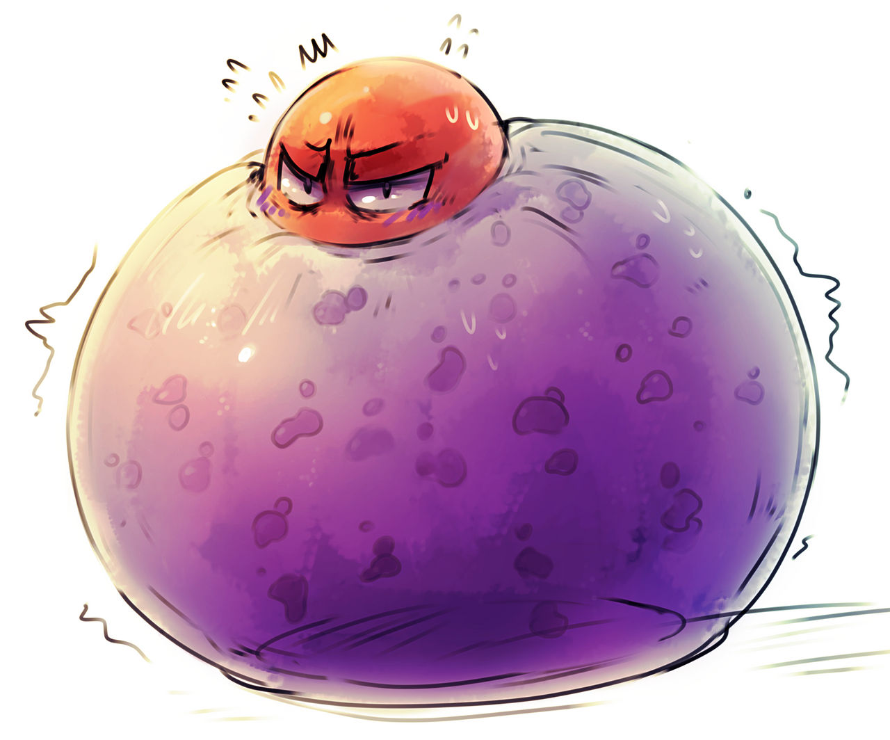 Voltorb Explode Voltorb goop by meltcoil on DeviantArt