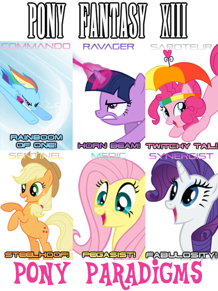 Pony Fantasy XIII - Pony Paradigms