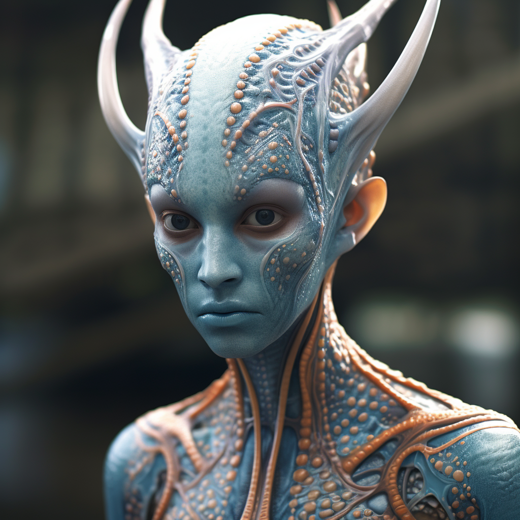 Sci Fi Alien Female by Eichkaterkatze on DeviantArt