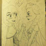 Ans and Elsa sketch 2