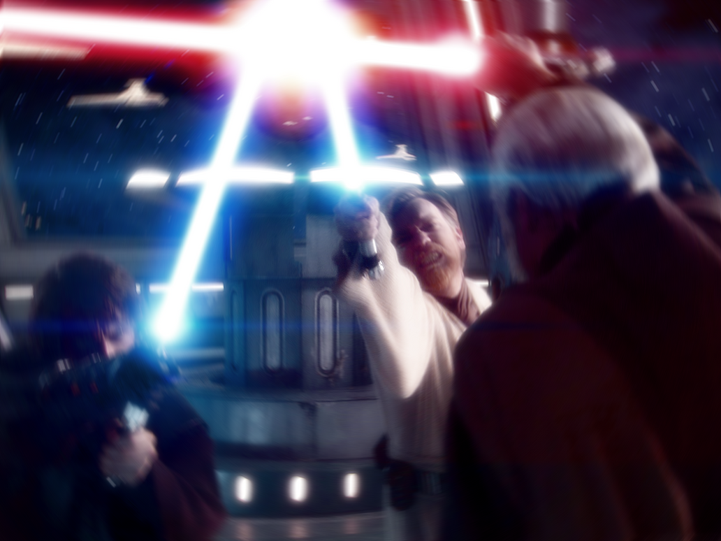 Anakin And Obi Wan Vs Count Dooku Anakin and Obi Wan vs Count Dooku (Modernized) by Jaidenscoolartworks