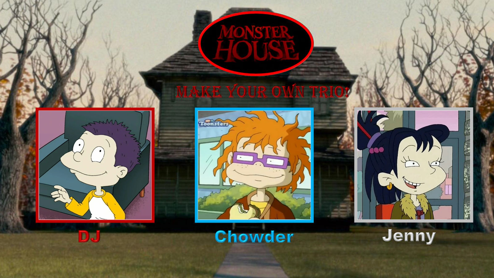 Rugrats/All Grown Up Monster House Trio by Jaidenscoolartworks on ...