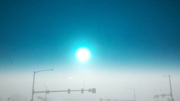 Sun through the fog