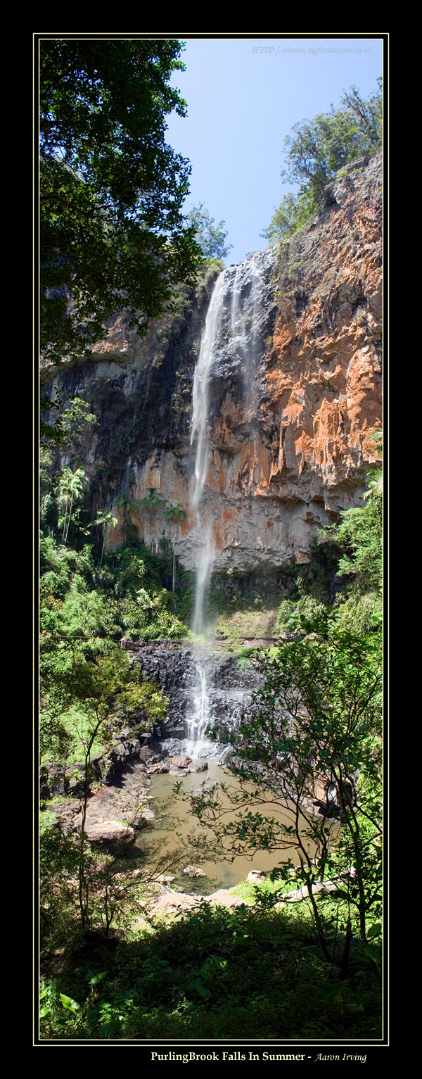 Purlingbrook Falls in Summer