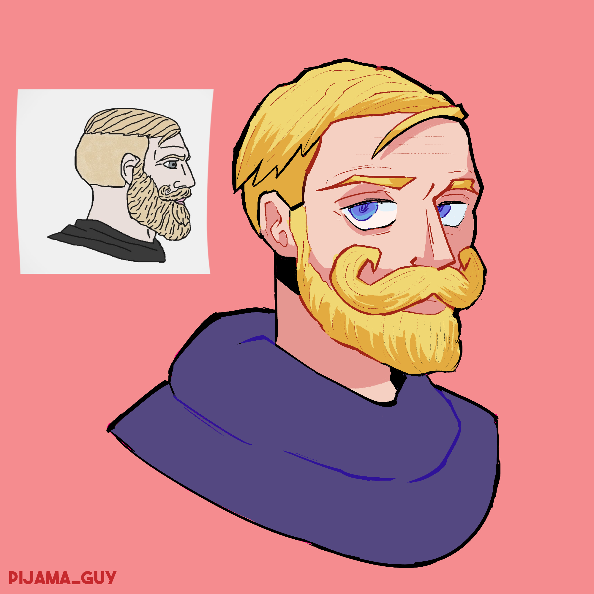 Chad Wojak redraw by pijamaguy22 on DeviantArt