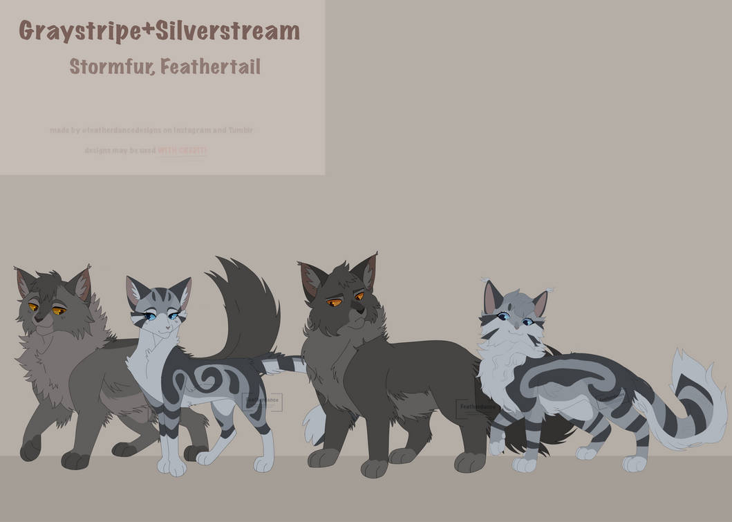 graystripe x silverstream by featherdancee on DeviantArt