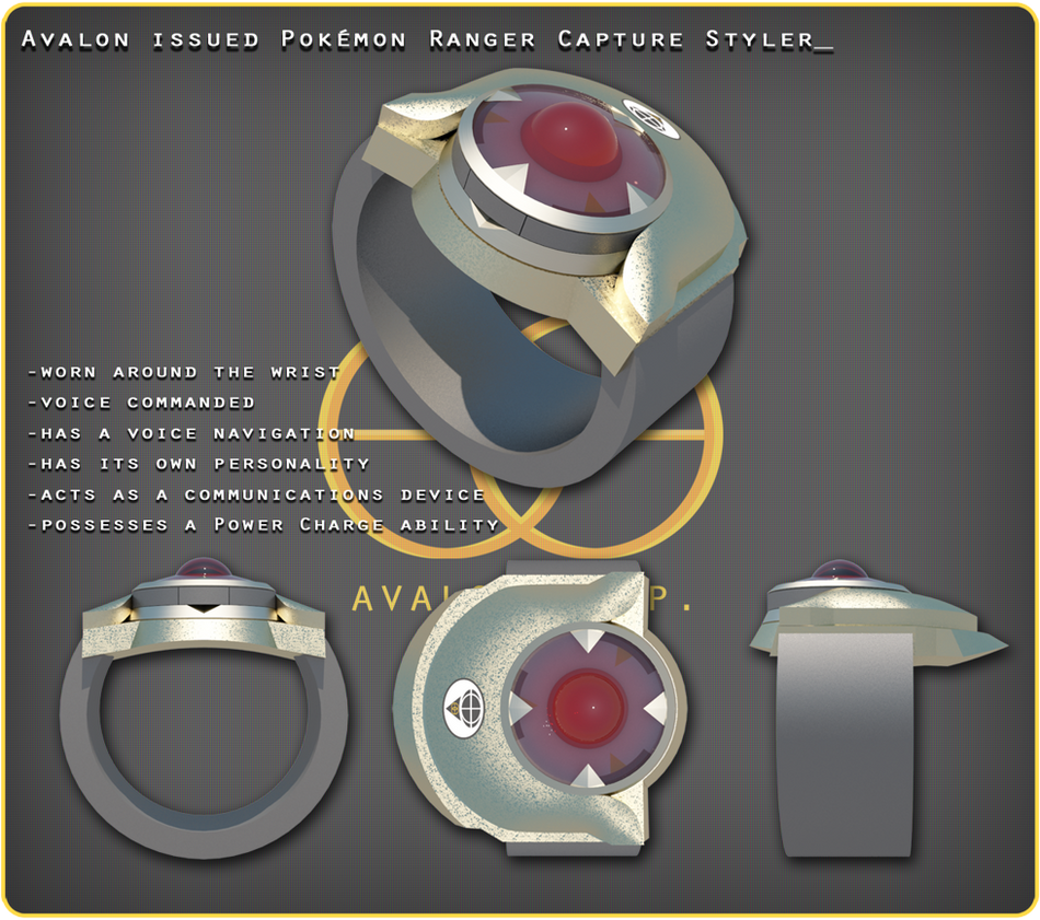 Avalon Corp. Pokemon Ranger Styler by ChannelerJaydin on DeviantArt