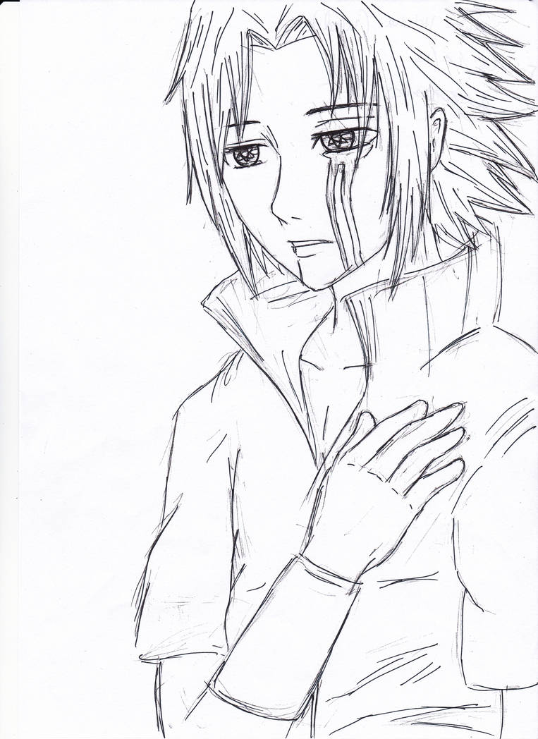 Sasuke Line Trace Sasuke Uchiha Line art by Llorelia on DeviantArt