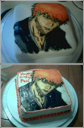 Ichigo mask cake Bleach anime