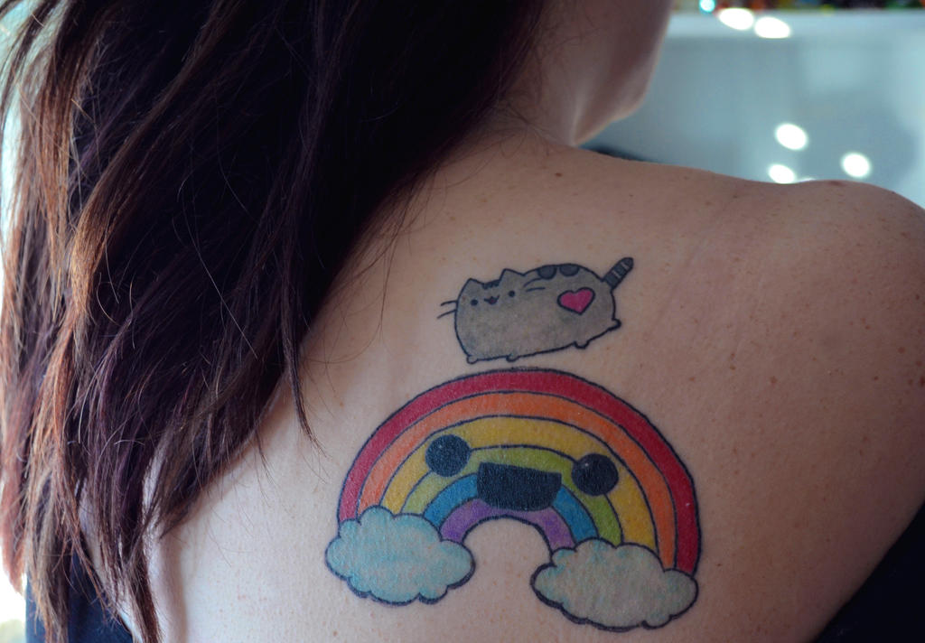 Pusheen tattoo by Ekkaekka on DeviantArt