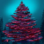 Red Pine Tree - day 10 by fireytika
