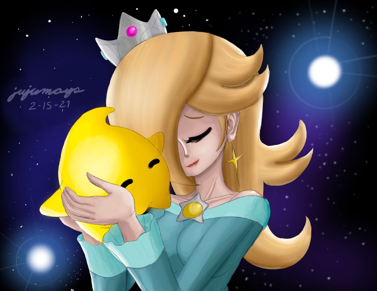 Rosalina And Luma By Jujumays On DeviantArt rosalina-and-luma-by-jujumays-on-deviantart