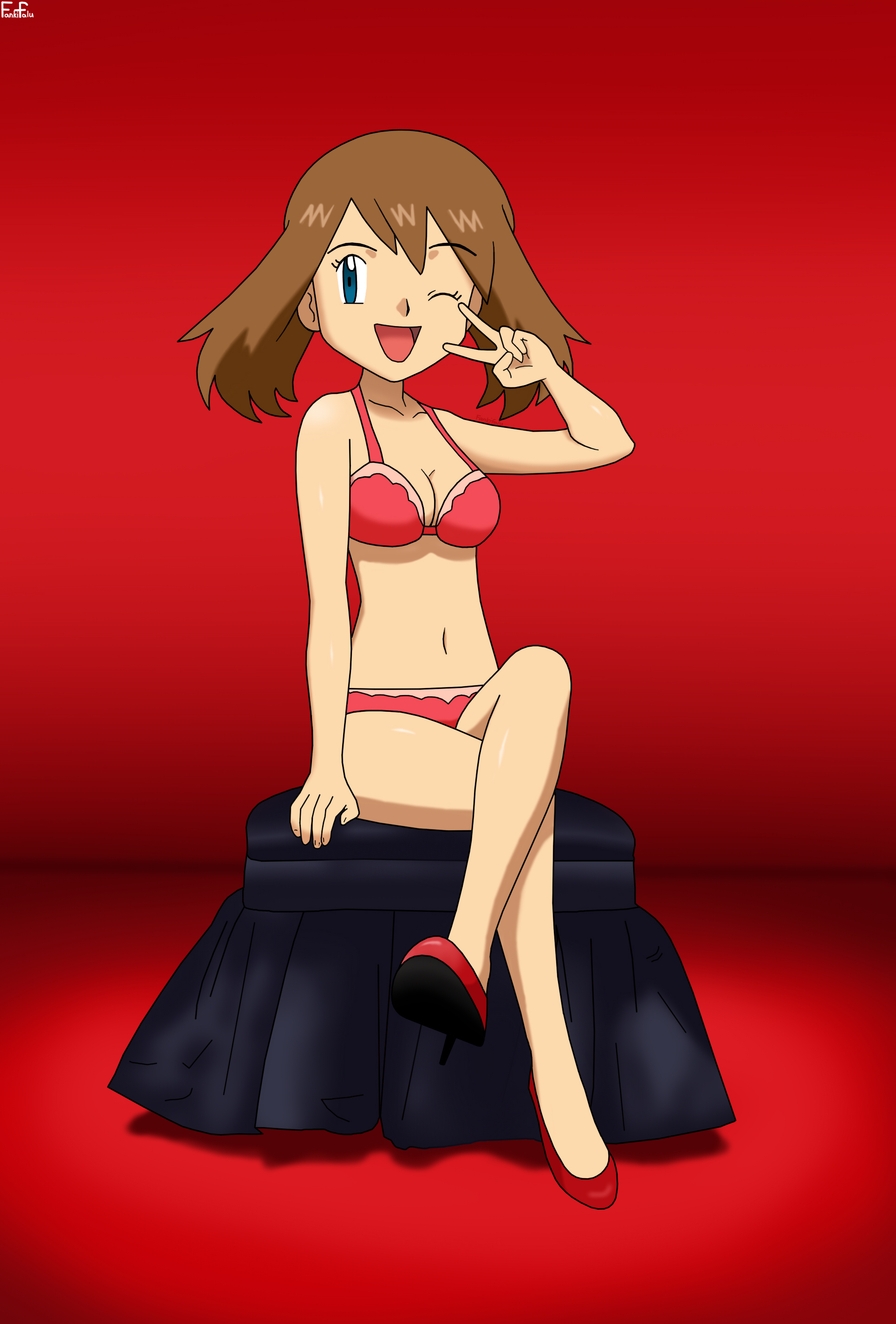 Pokemon Trainer May (Bikini Version) by FankiFalu on DeviantArt Pokemon Trainer May (Bikini Version) by FankiFalu on DeviantArt