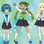 Alolan Girls Trio (uniform outfit)