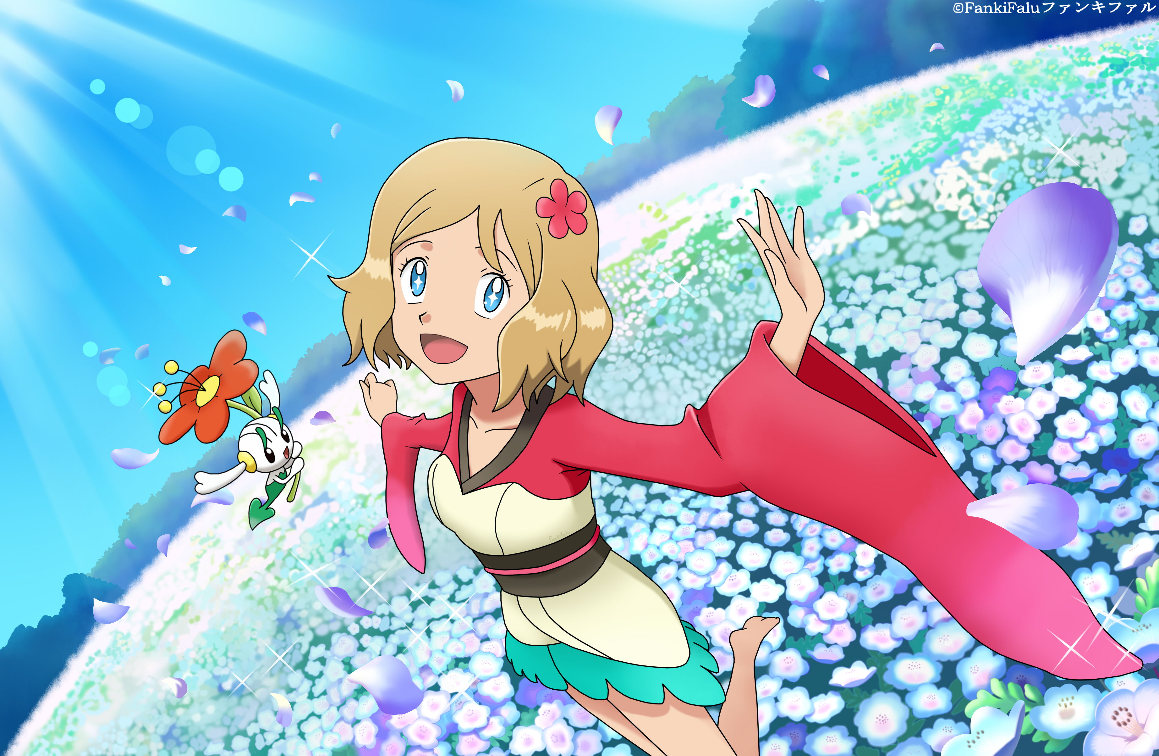 Pokemon Trainer Serena (Contest Outfit) by FankiFalu on DeviantArt