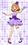 Pokemon Trainer Serena (Purple Fancy Outfit) by FankiFalu