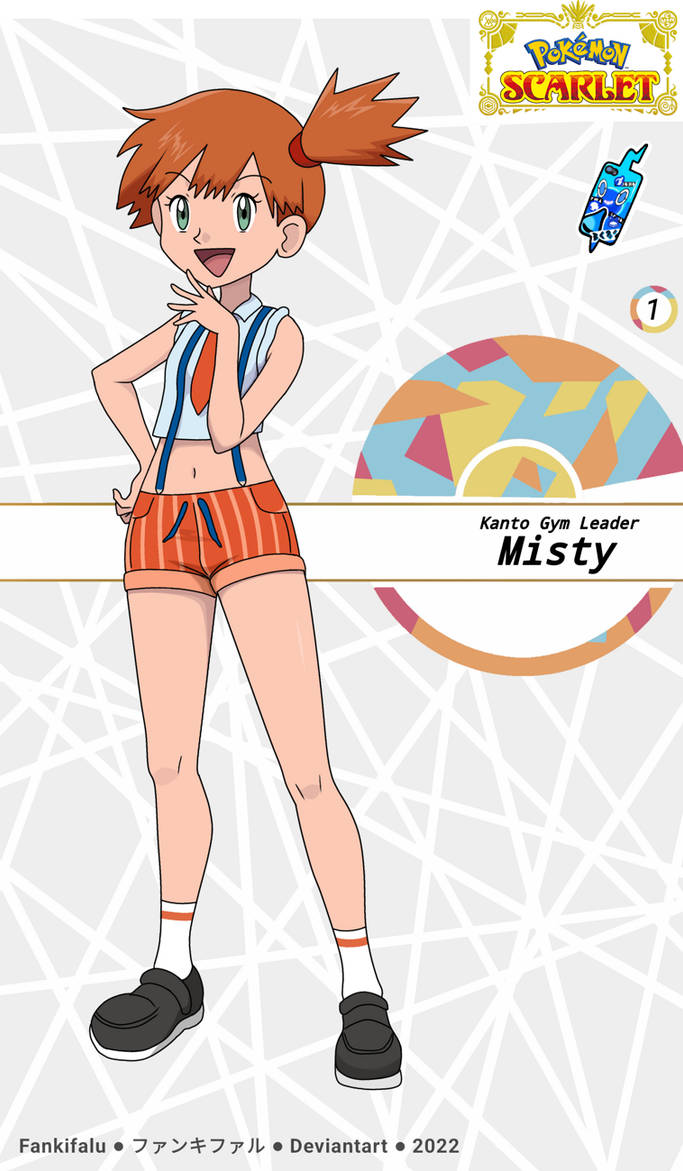 Pokemon Trainer Misty (Scarlet Version) by FankiFalu on DeviantArt