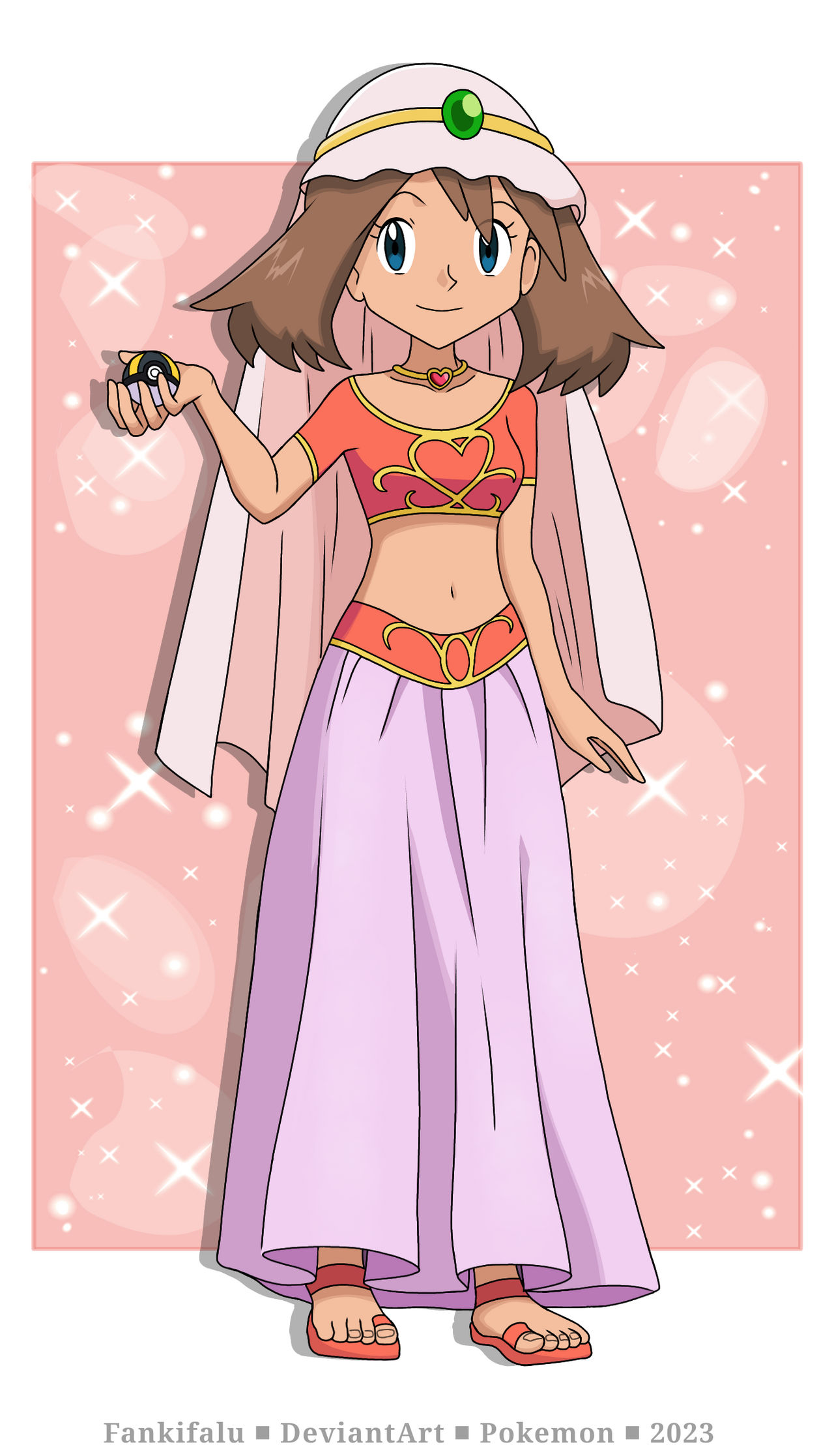 Comm Pokemon Trainer May (Wallace Cup) by FankiFalu on DeviantArt