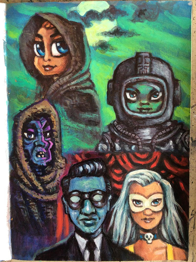 Strange characters by ecofugal on DeviantArt
