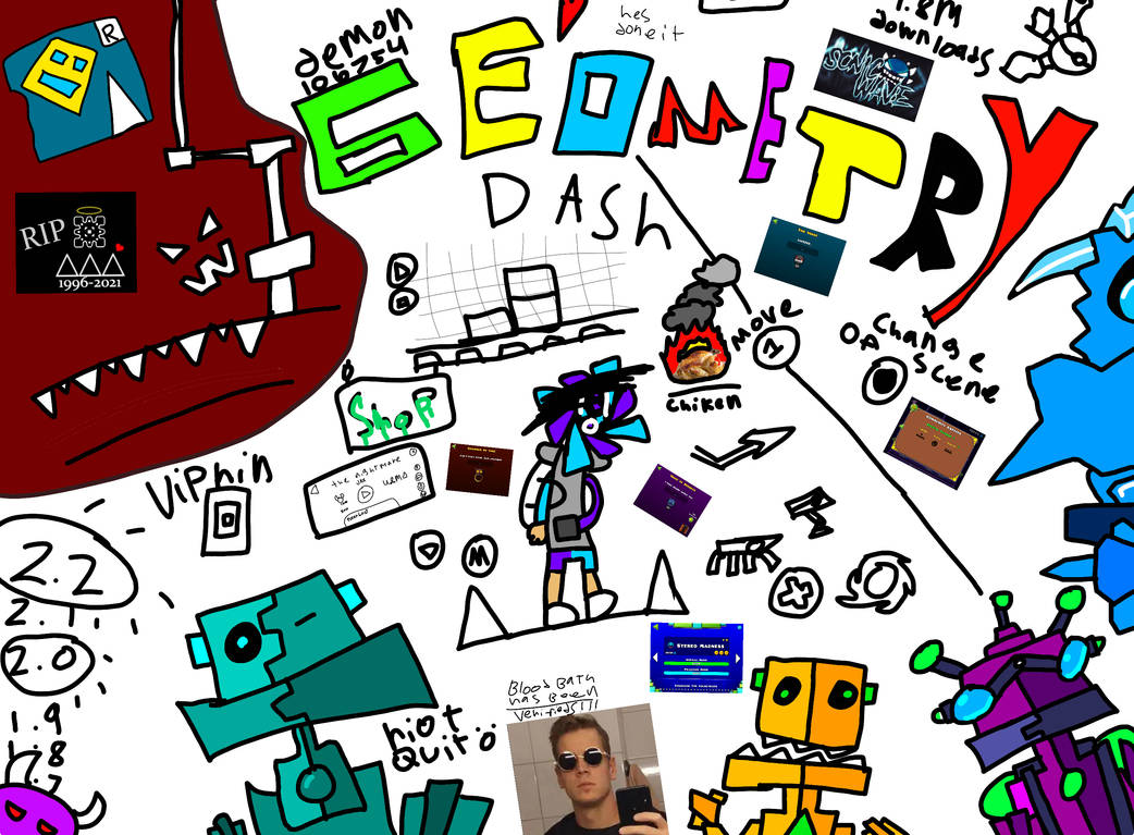 GD wall paper or whatever by Blakethecake-art on DeviantArt