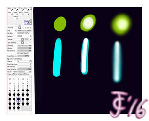 Custom Gaussian Blur Brush - SAI Settings