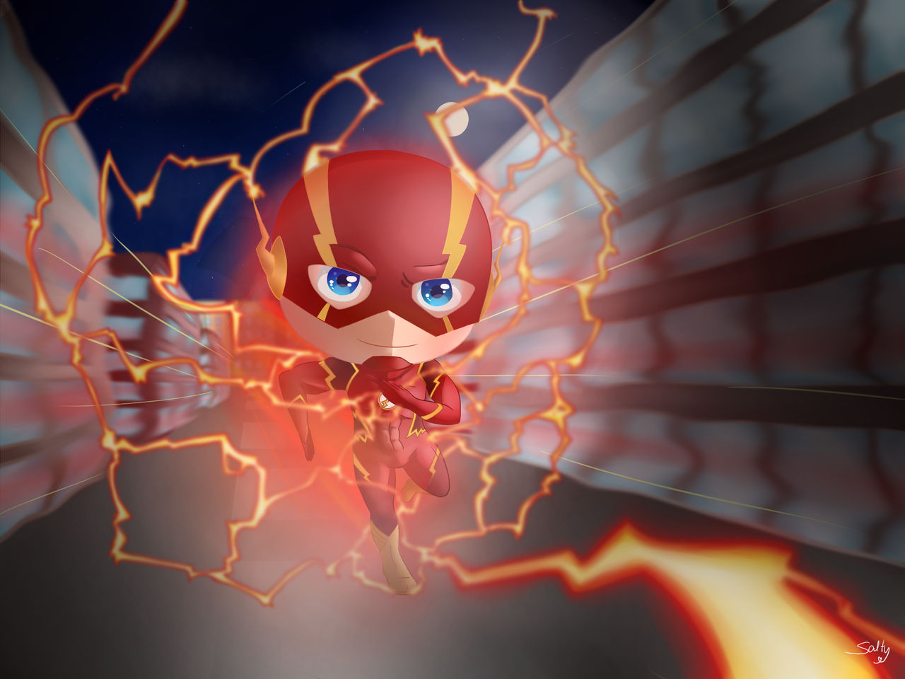 Flash Chibi Animation Characters Flash Chibi Fanart (2015) by salomehd on DeviantArt
