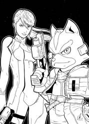 Samus and Star Fox - Starfighters