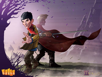 Merlin and Arthur - concept art