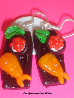 FIMO SUSHI EARRINGS