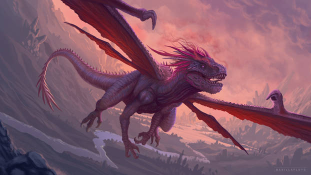 Young volcano dragon