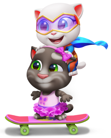 Awesome team [Talking Tom and Friends] by KatTheFalcon on DeviantArt
