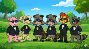 AI Generated: Boys In Black