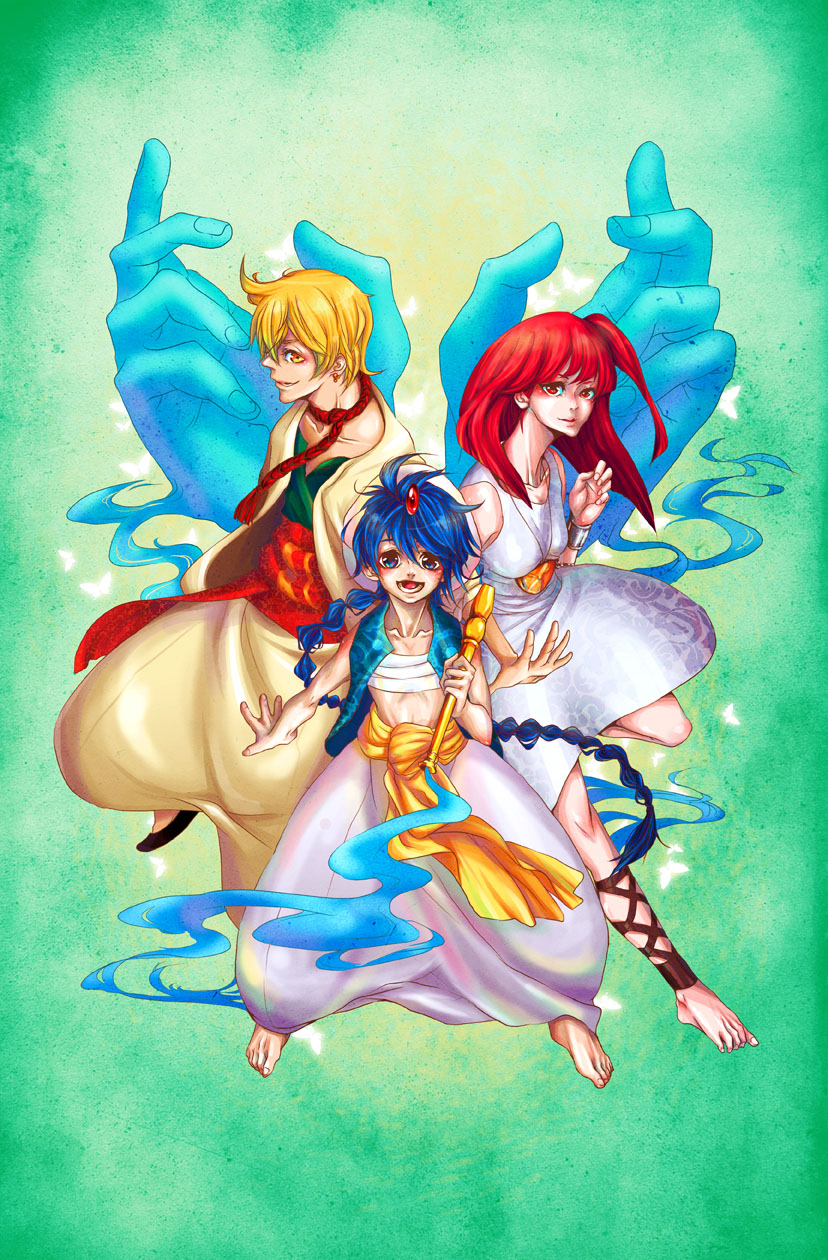 MAGI: Aladdin, Alibaba, Morgiana PRINT