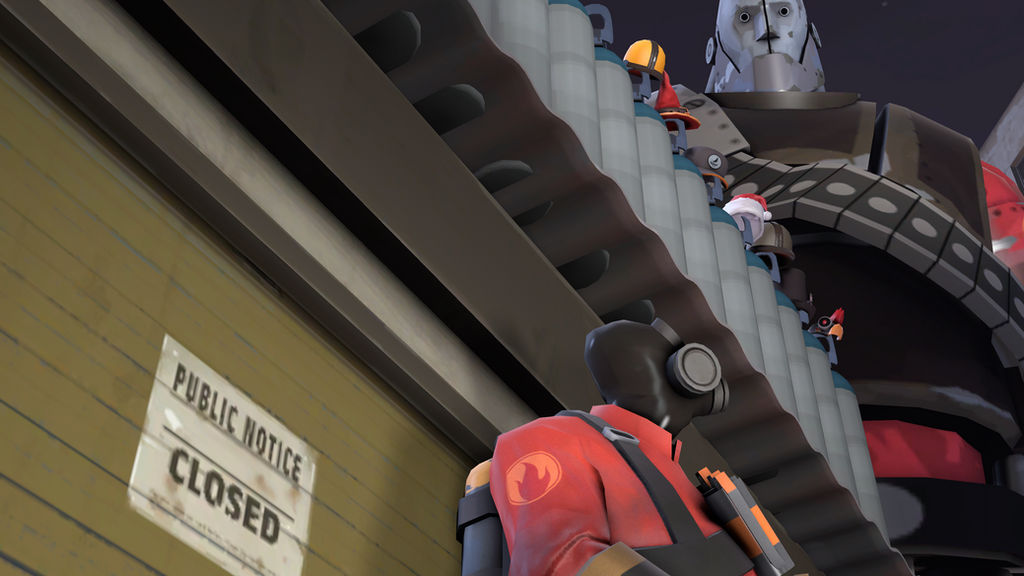 Pyrovision Heavy And then Pyro saw RoboHeavy and bottles with hats. by Patryk1023 on ...