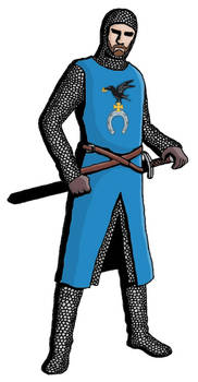 XII century knight concept