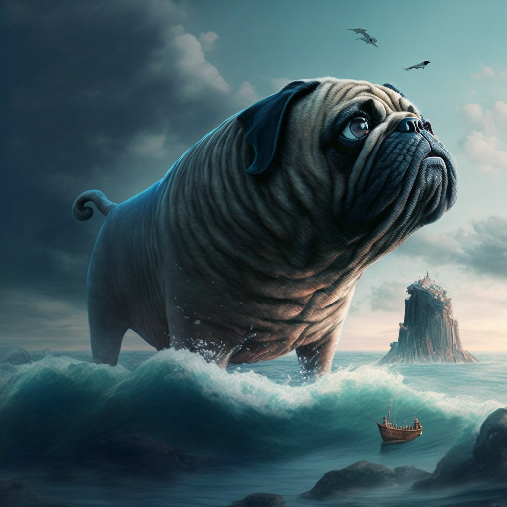 Giant pug best sale