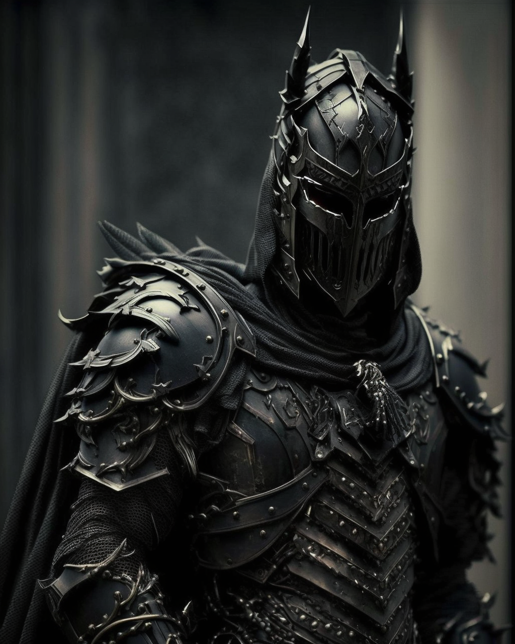 Black Rider Medieval The Dark Knight Rises: A Medieval Twist on the Ico by NeoArtAI on ...
