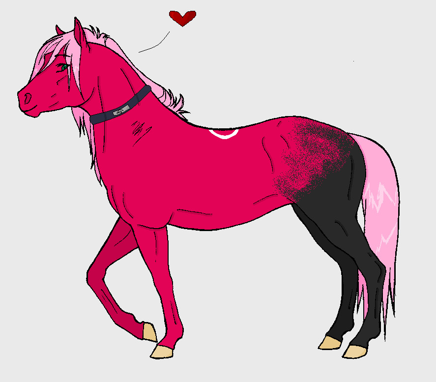 Sakura As A Horse