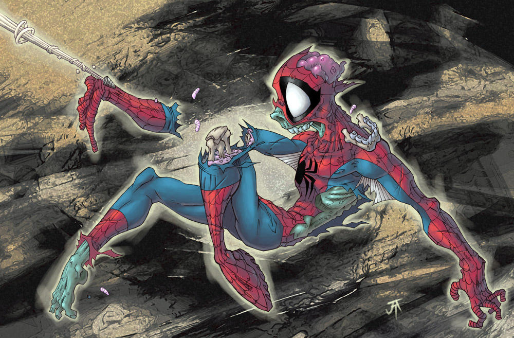 Zombie Spiderman by CyberMonkeytron3000 on DeviantArt