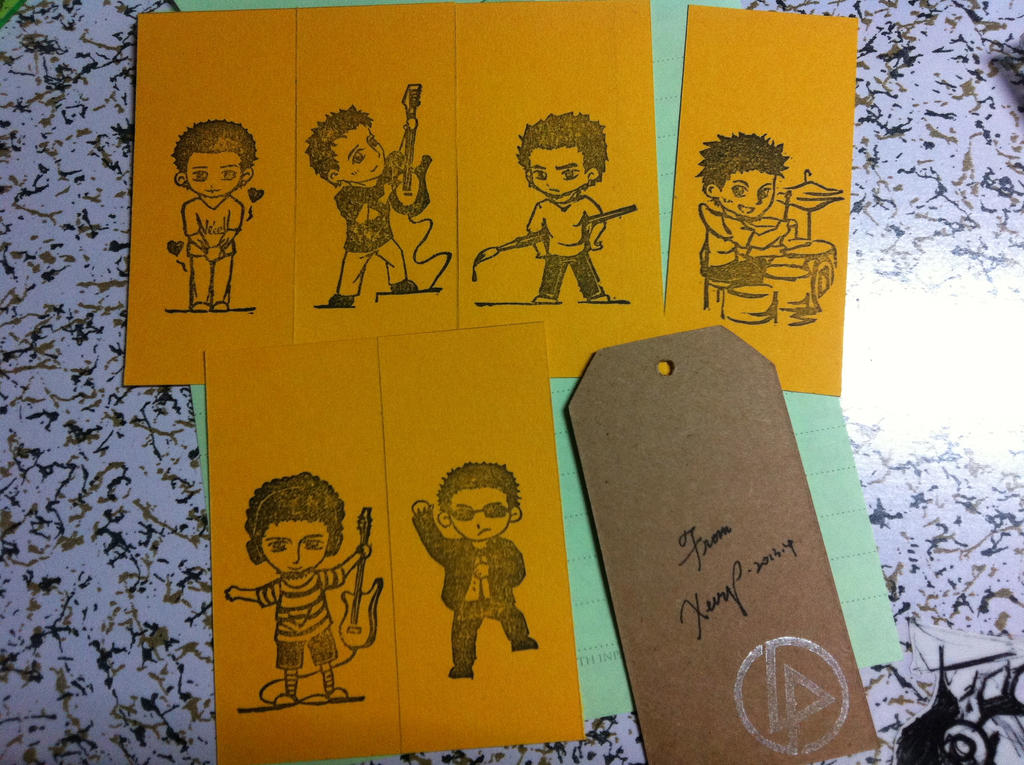 chibi linkin parkers book mark