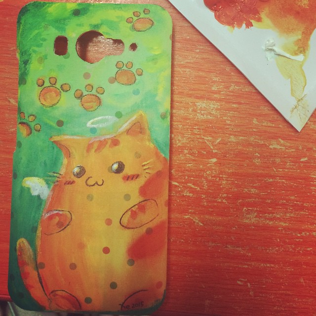 another painted phone coat for friend