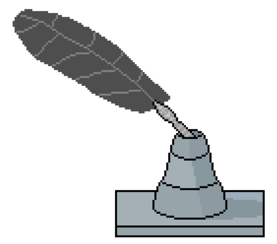Quill and Inkstand - Initial Design by IvanLarkin on DeviantArt