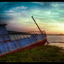 Sunken Boat on Arkansas River