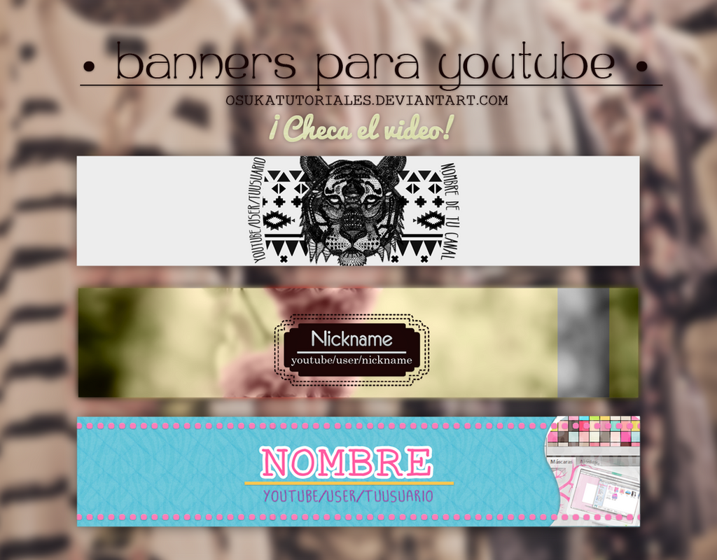- Banners para YouTube -