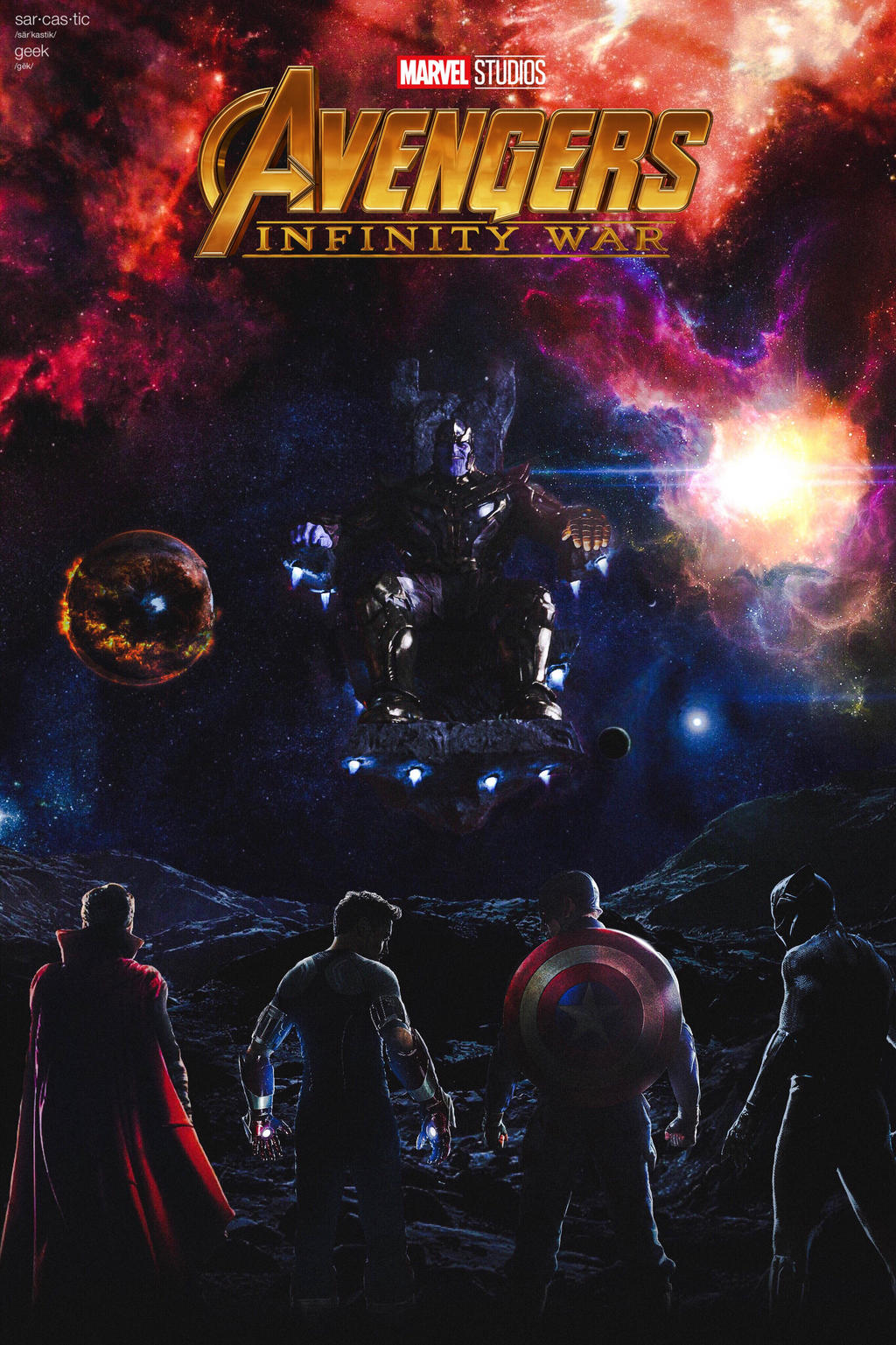Avengers Infinity War Poster By DCTWDMARVEL On DeviantArt