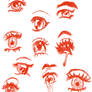 simply sketch anime eyes)