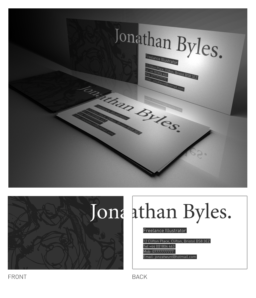 Business Card for Jon